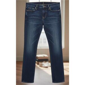 J Crew Matchstick Jeans Womens Size 27 Dark Wash Low Rise Stretch Slim Straight